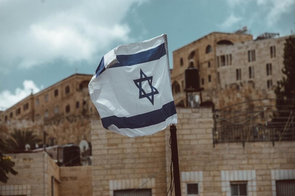 Israel’s waving flag