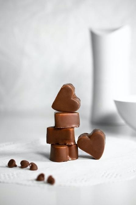 different shapes of chocolates